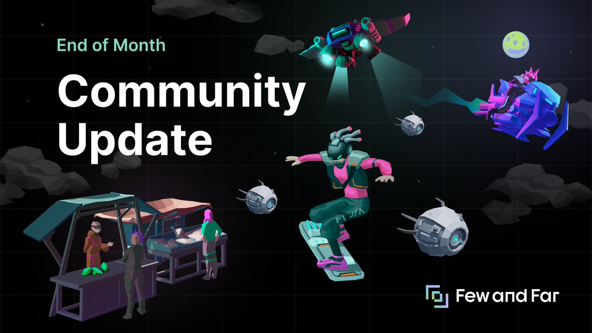 It’s been a dizzying few months (in a good way!) for the Few and Far platform and community on #NEAR ⚡️ We wanted to take a moment to share the tremendous growth of our product and the Few and Far community. Check out what we've been up to 👉 bit.ly/3qnFKyo