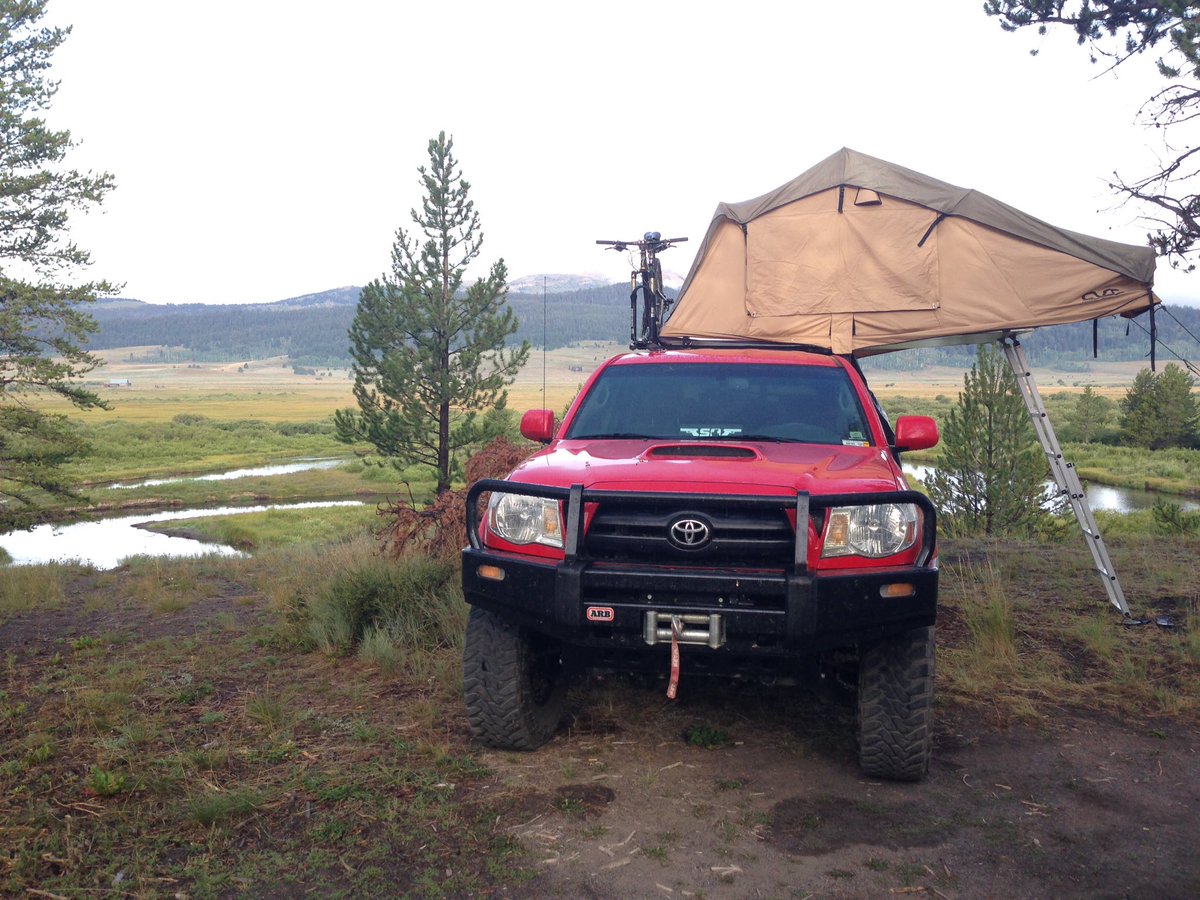 Justinwshine's tweet photo. @sweatystartup My 08 Tacoma gets 14 mpg or less. I’ve taken it to some incredible places. Now I’m sharing that experience with my kids. 

I’m bullish on better liquid fuels https://t.co/lLSrHABL36