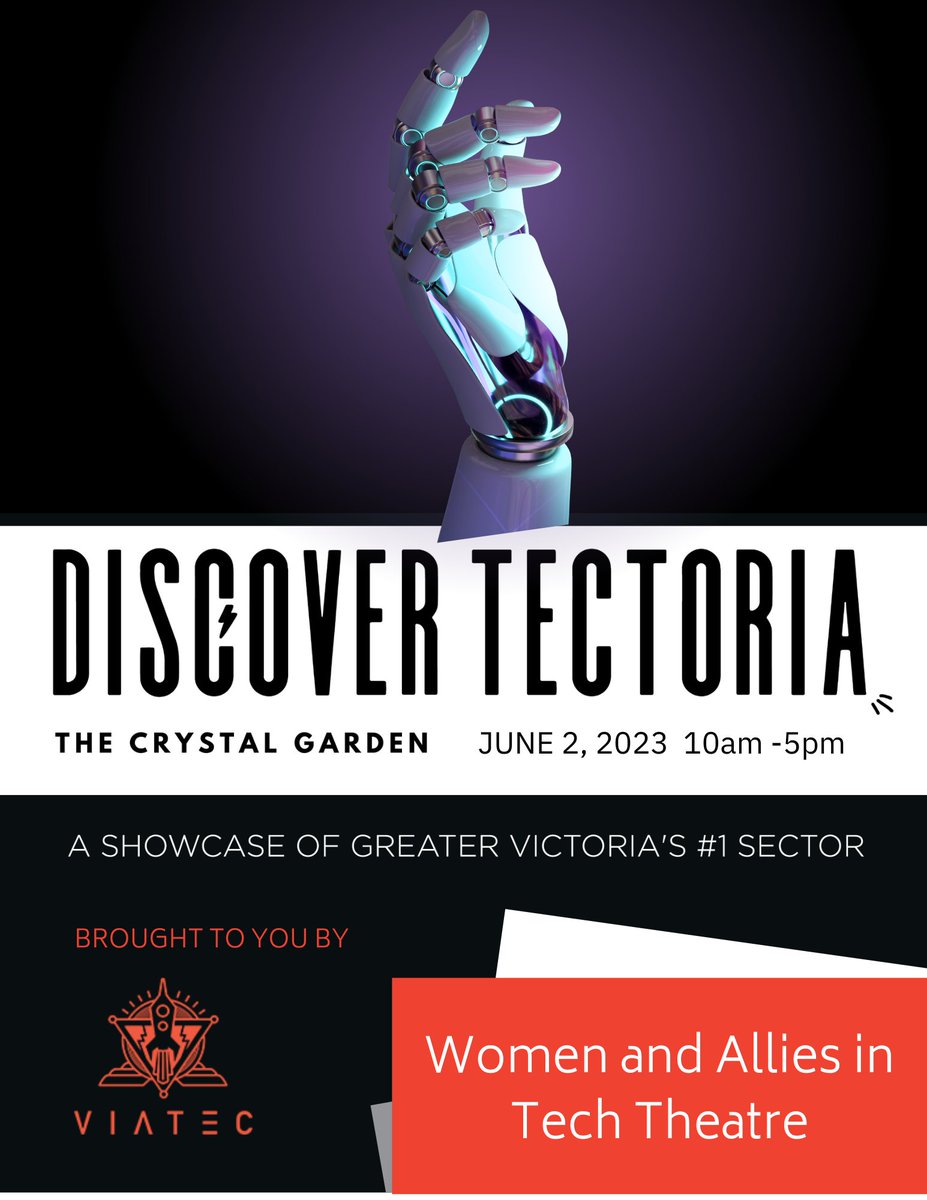 VIATEC's tweet photo. Women and Allies in Tech Lounge Talks - 12:30am - 1:15pm: Panel 2: How to be an Active Ally to Women and Minorities
https://t.co/IjKQ1PMtHm
#discovertectoria2023 #scaleyyj #yyjtech https://t.co/AKRJAHNBad