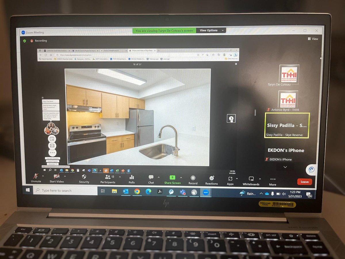 Today, <a href="/THHIorg/">Homeless Initiative</a> held the first Virtual Speed Leasing event of the year! During this event, individuals and families looking to obtain safe and #affordablehousing are able to connect with landlords. 🏘 #HouseHillsborough #THHIOrg #RareBriefNonRecurring