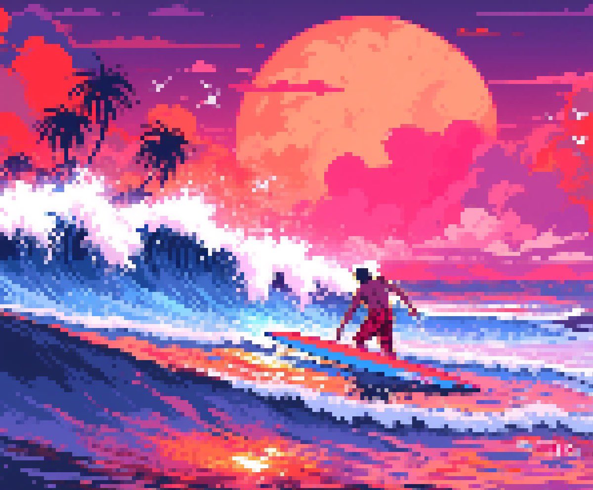 pixlosopher's tweet photo. #MayWaves
Last but not least.
Suuuuurf!
#neopixelism https://t.co/YPFqPXXnyo