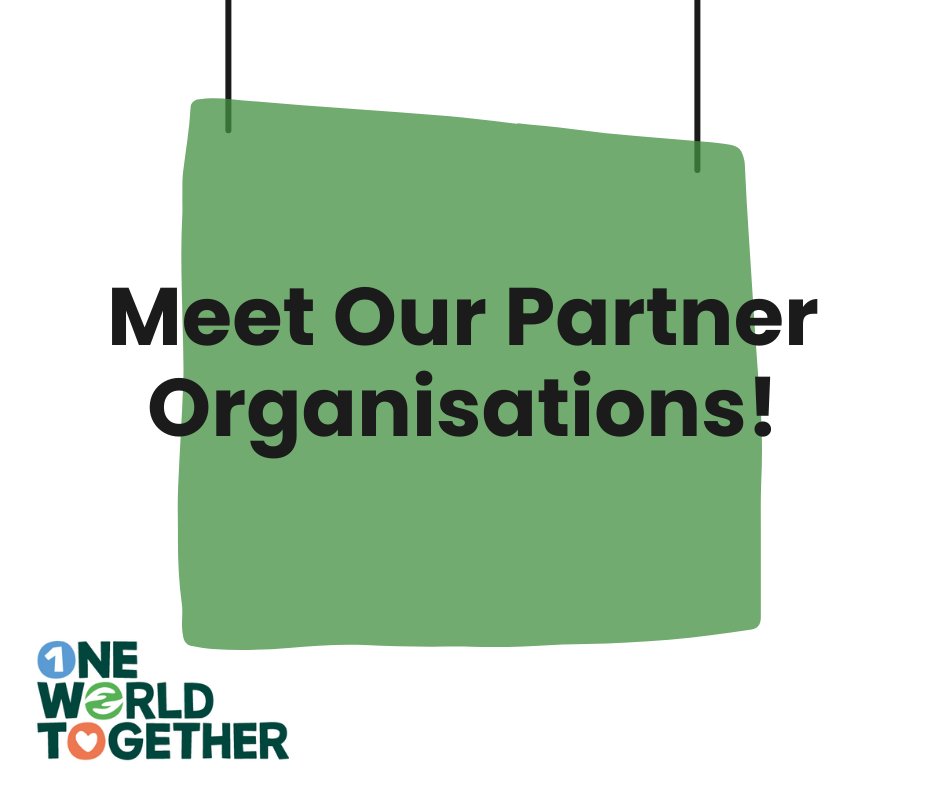 We're delighted to introduce the incredible partner organisations that
<a href="/OWT_UK/">One World Together</a> supporters will learn about and support!