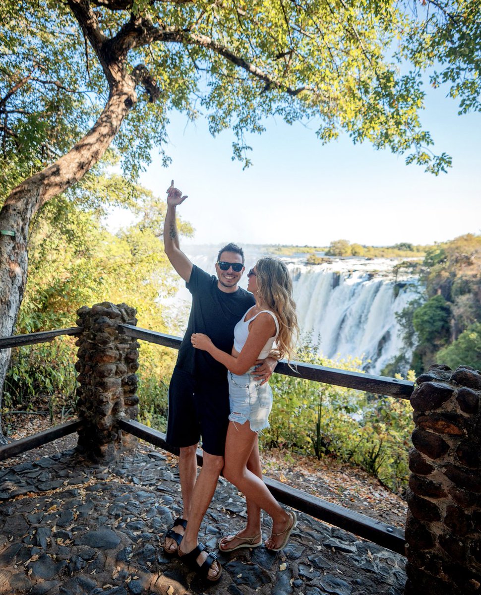 Beautiful Victoria Falls from the Zambia side!