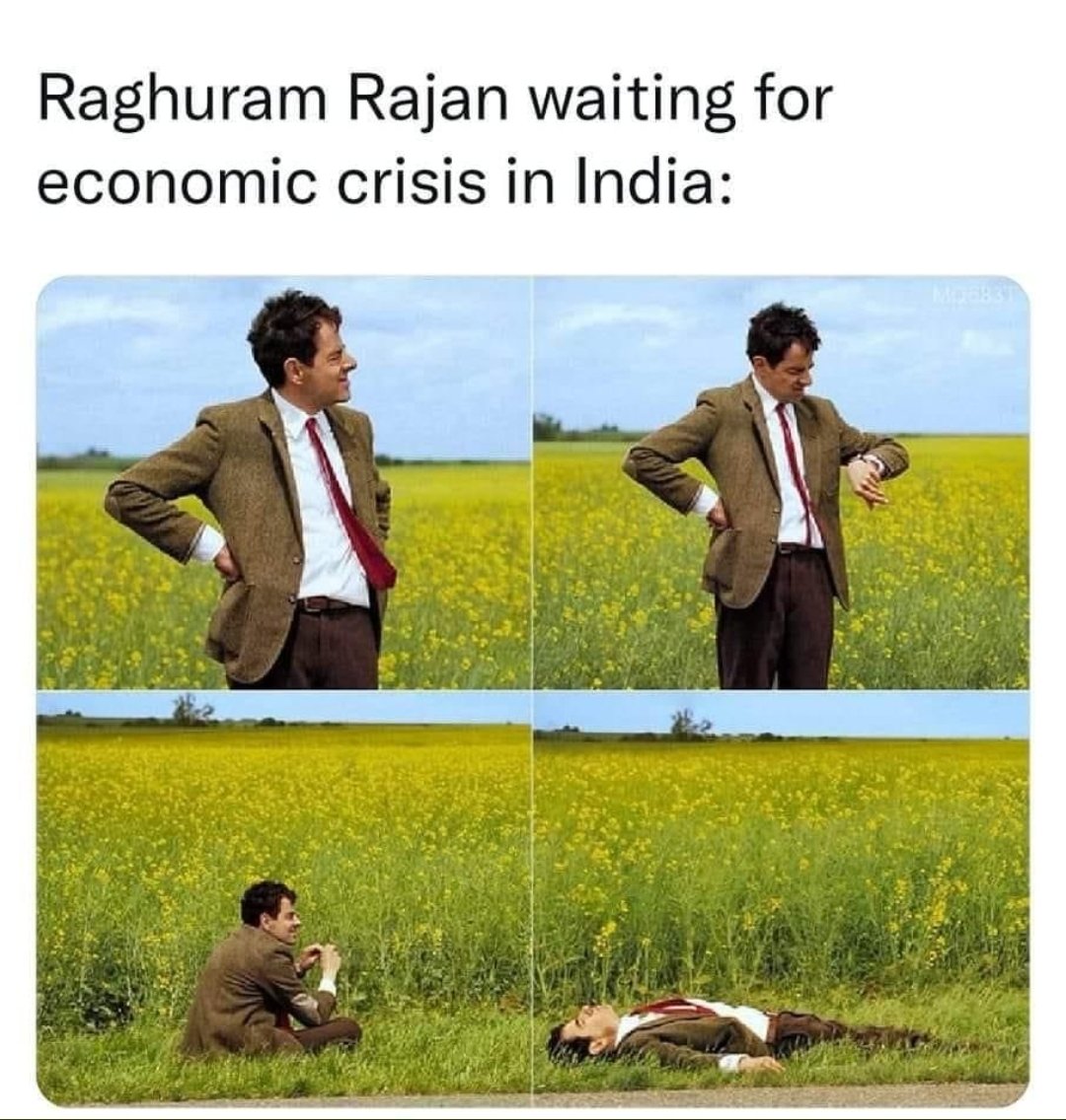 🔸 Modi can't handle economy 
🔸 Nirmala Tai don't know about economy
🔸India is going for bankruptcy
🔸Bad days ahead for Indian economy 
🔸 Raghuram Rajan bad days ahead for India 

reality  :   GDP rises to 6.1 % to better than expected 7.2% 🚀 #GDP #IndianEconomy #indianGDP
