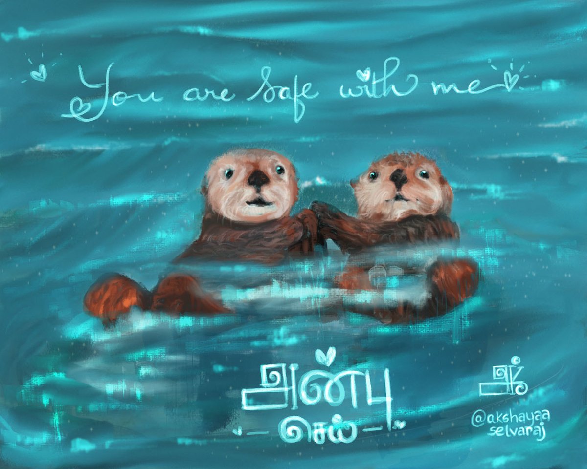 akshayaa_8's tweet image. Happy World Otter Day from two cuddly cuties reminding us that kindness and love always heals and is available to choose at any moment 💙
#WorldOtterDay  @NatGeo