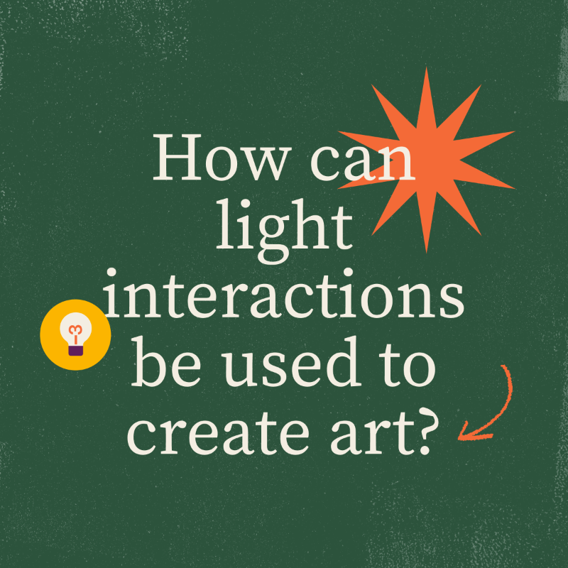 TeachWithKhan's tweet photo. Teachers - ignite scientific creativity in your students with our new hands-on science activities. ✨

Try one out: Explore light interactions in art and create masterpieces using physics and color. 🎨

These activities are made possible with support from @Adobe.