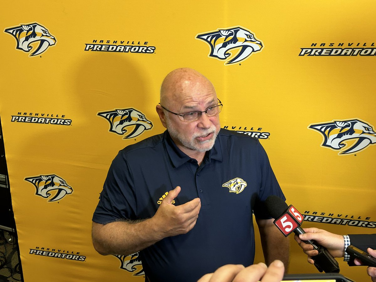 AlexDaugherty1's tweet image. Barry Trotz, on the upcoming draft, says he told his scouts to “take some swings, take some high end swings on some guys” 

Then adds: “I can find you 3rd line, 4th line guys, no problem. Go get me some guys that get people out of their seats.”