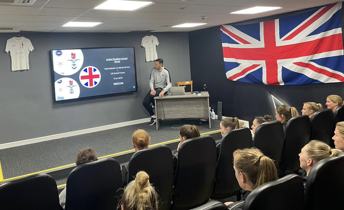 UK Armed Forces Football Women (@ukafwomen) on Twitter photo Training Camp Day 1 ✅
Incredible surroundings provided by <a href="/WolvesWomen/">Wolves Women FC</a> today for players from all 3 services to prepare for next week
🇬🇧 ⚽️ 🏆
Huge thanks to <a href="/iPROHydrate/">iPRO Hydrate</a> for the #HealthyHydration 🙏🏻👊🏻
<a href="/NavyFootball1/">Royal Navy FA 🇬🇧</a> <a href="/Armyfa1888/">Army FA</a> <a href="/RAFFootball/">RAF FA</a>
<a href="/BFBSSport/">BFBS Sport</a>
<a href="/AvantiComms/">AvantiCommunications</a> Training Camp Day 1 ✅
Incredible surroundings provided by <a href="/WolvesWomen/">Wolves Women FC</a> today for players from all 3 services to prepare for next week
🇬🇧 ⚽️ 🏆
Huge thanks to <a href="/iPROHydrate/">iPRO Hydrate</a> for the #HealthyHydration 🙏🏻👊🏻
<a href="/NavyFootball1/">Royal Navy FA 🇬🇧</a> <a href="/Armyfa1888/">Army FA</a> <a href="/RAFFootball/">RAF FA</a>
<a href="/BFBSSport/">BFBS Sport</a>
<a href="/AvantiComms/">AvantiCommunications</a>