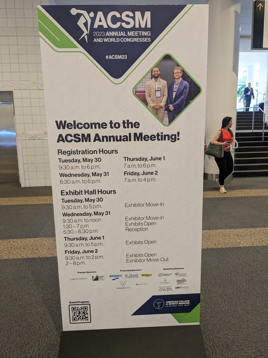 Look who made it to the <a href="/ACSMNews/">American College of Sports Medicine</a> banner! <a href="/elonpt/">Elon DPT</a> faculty member <a href="/JmagillPT/">Jack Ryan Magill</a> and 3rd year DPT student @exzactlySPT ! #ACSM23 <a href="/elonuniversity/">Elon University</a>