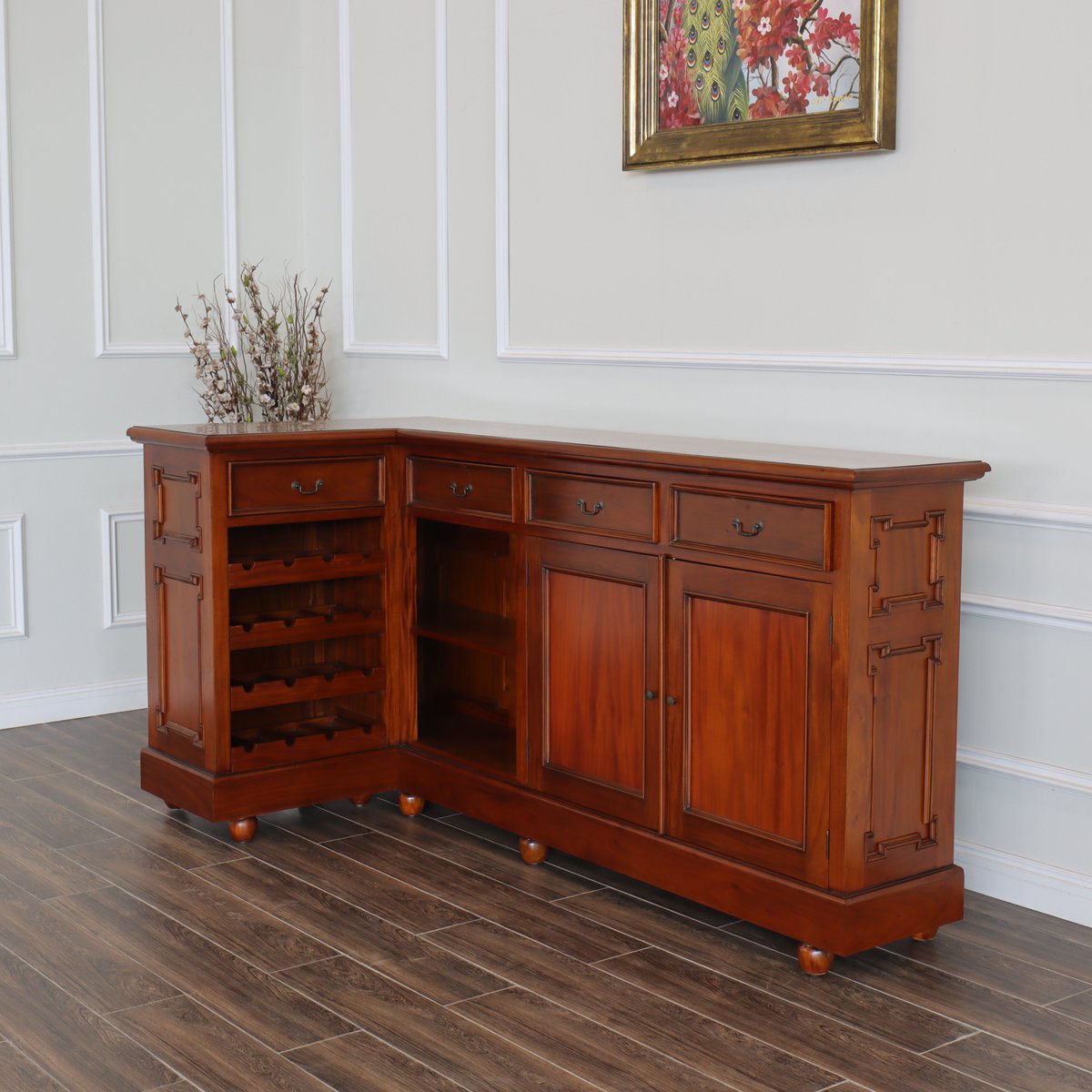 MahoganyMills's tweet photo. 🍻 Elevate your home with our Custom Pecan Victorian L-Shape Corner Home Pub Bar! Handcrafted from solid mahogany, it's fully customizable to suit your style. Request a quote today! #MahoganyMillworks #HomePubBar #CustomFurniture #LuxuryFurniture #PecanFinish #VictorianStyle https://t.co/THcChrYYWu