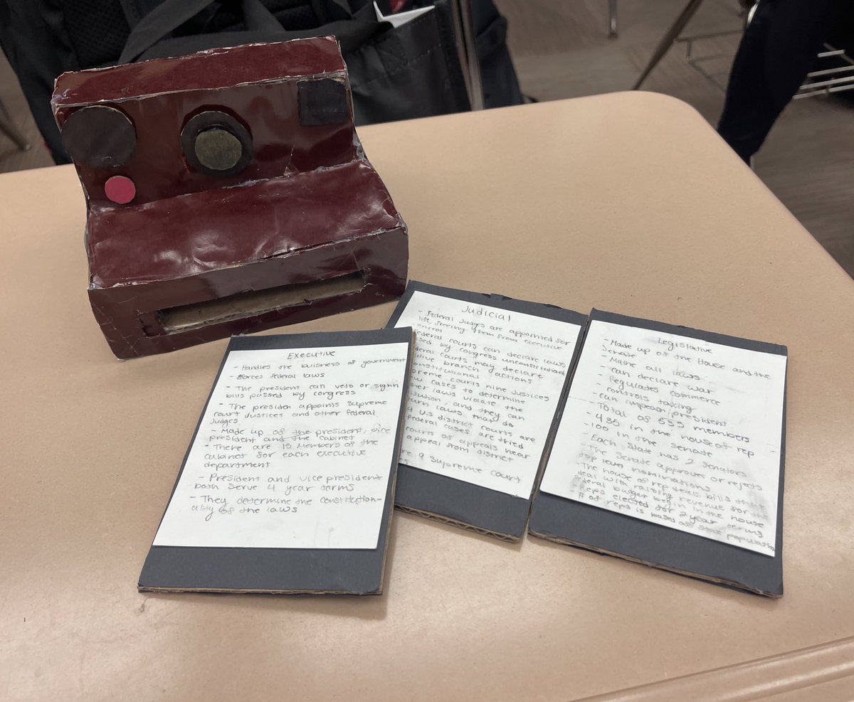 Govics students did not disappoint when making their visual representations of the three branches of government!!