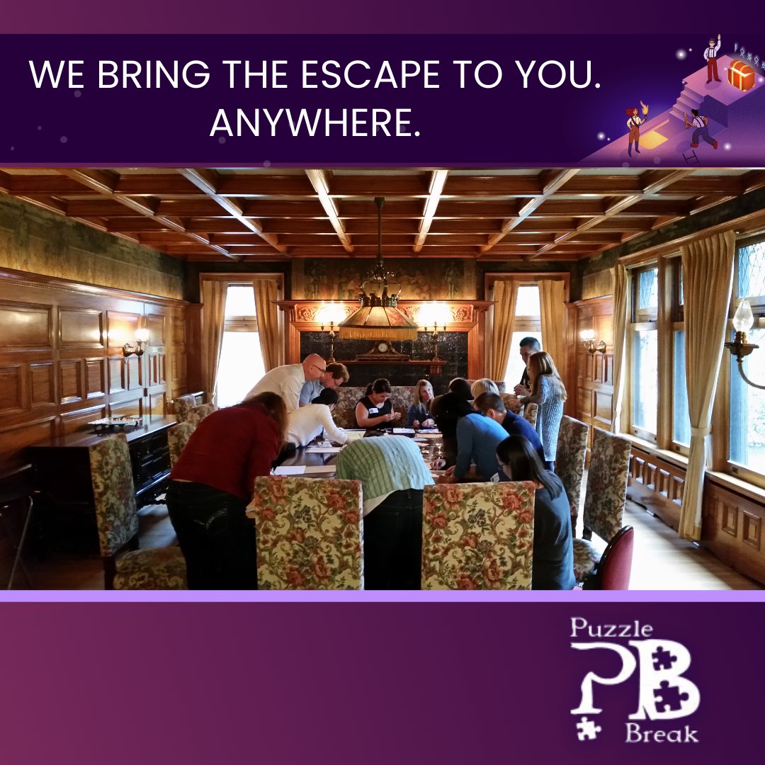 PuzzleBreak's tweet image. With lightning-fast setup &amp;amp; breakdown, 100% flexibility to work with how your event is arranged, and white-glove customer service, adding the magic of Puzzle Break to your offsite, party, meeting, or conference is a breeze.

Interested? Contact us!
puzzlebreak.us/portable-teamb…
#team