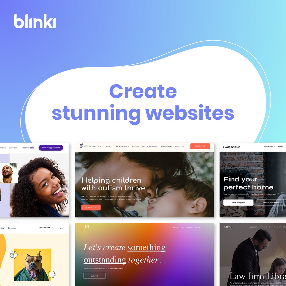 joinblinki's tweet photo. Create stunning websites with Blinki!
Our website builder makes it easy to design beautiful, professional-looking websites in no time.
.
Join Blinki: https://t.co/2RvnxrDUQo
.
#joinblinki #blinki #websitemaker #websitebuilder #Coldplay #Lizzo #EastEnders #webdesign #withoutcode https://t.co/ZIWytJSgEa