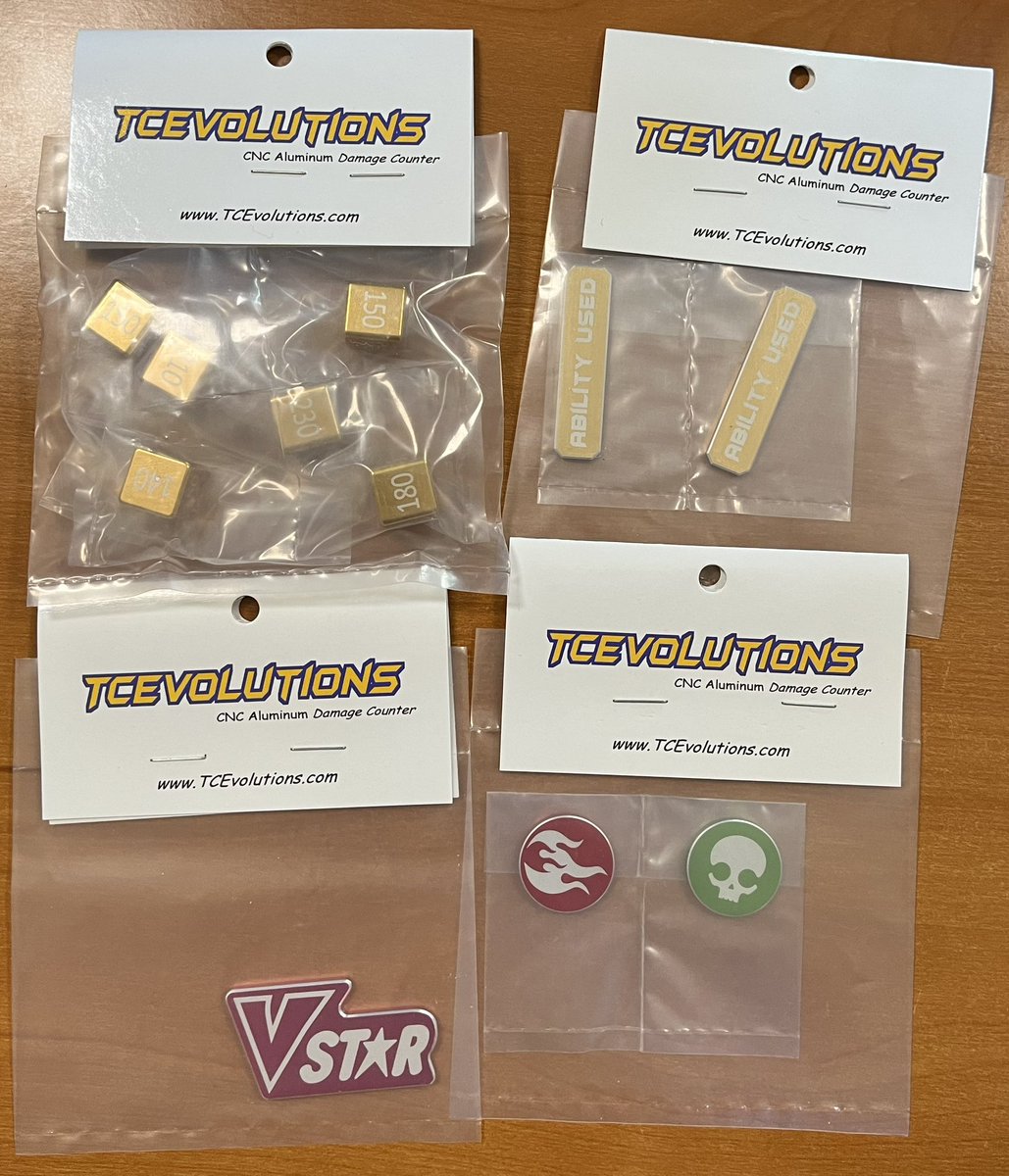 Doing a <a href="/TcEvolutions/">TC Evolutions</a> giveaway!

Prize 1 Gold Dice + Ability Markers
Prize 2 VSTAR Marker + Condition Markers

To enter the giveaway ⬇️ 
✅ Follow
✅ Like
✅ Retweet

Check out their awesome high quality products at tcevolutions.com be sure to use code “azulgg” for 10% off