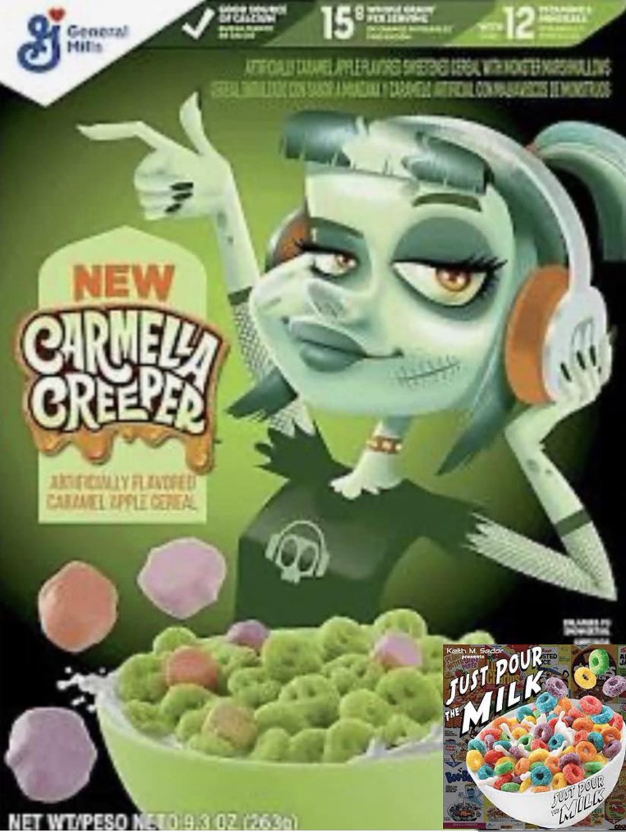 JustPourTheMilk's tweet photo. If only someone would explain to SOMEONE at @GeneralMills with ANY measurable decision-making ability, that the ONLY thing that the entire Cereal Enthusiast Community WANTS as far as the #MonsterCereals are concerned… is a return to the original OAT-BASED recipes!!!
🤨🥣🥛 https://t.co/3IUilTgM9O