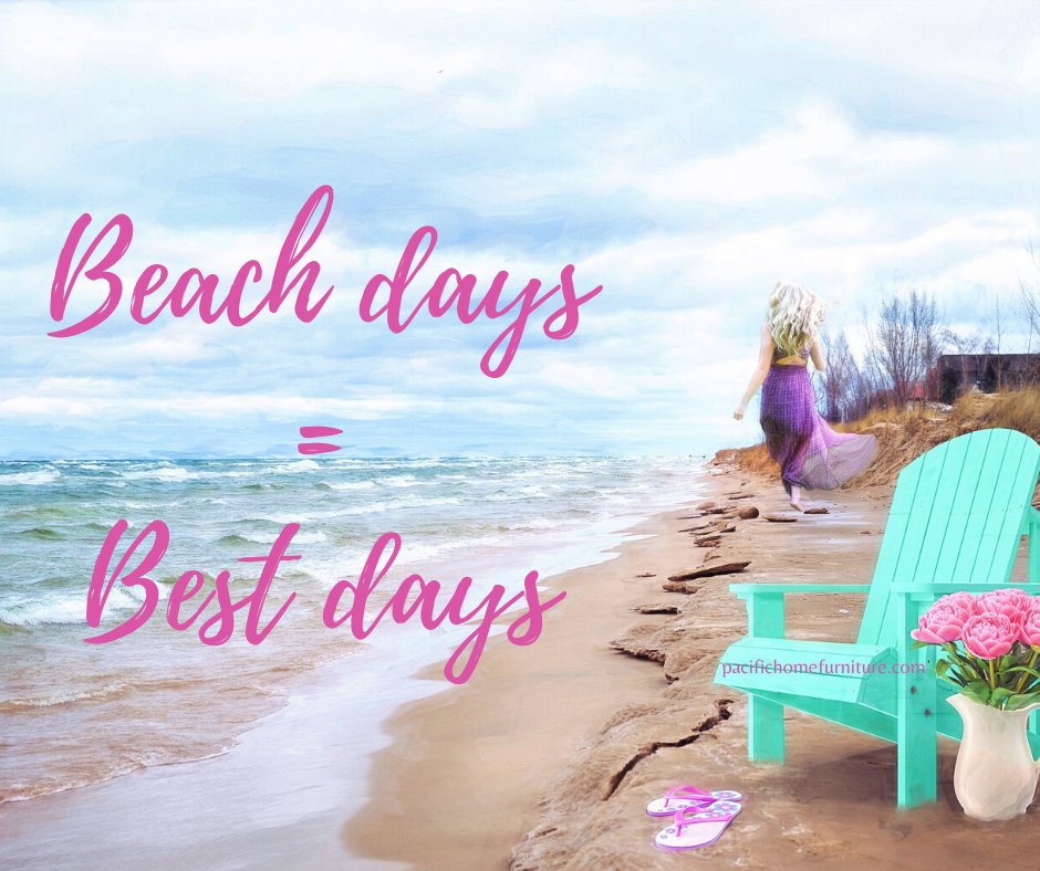 The best days are always at the beach! 
#coastallife  #beachliving  #pacifichomefurniture