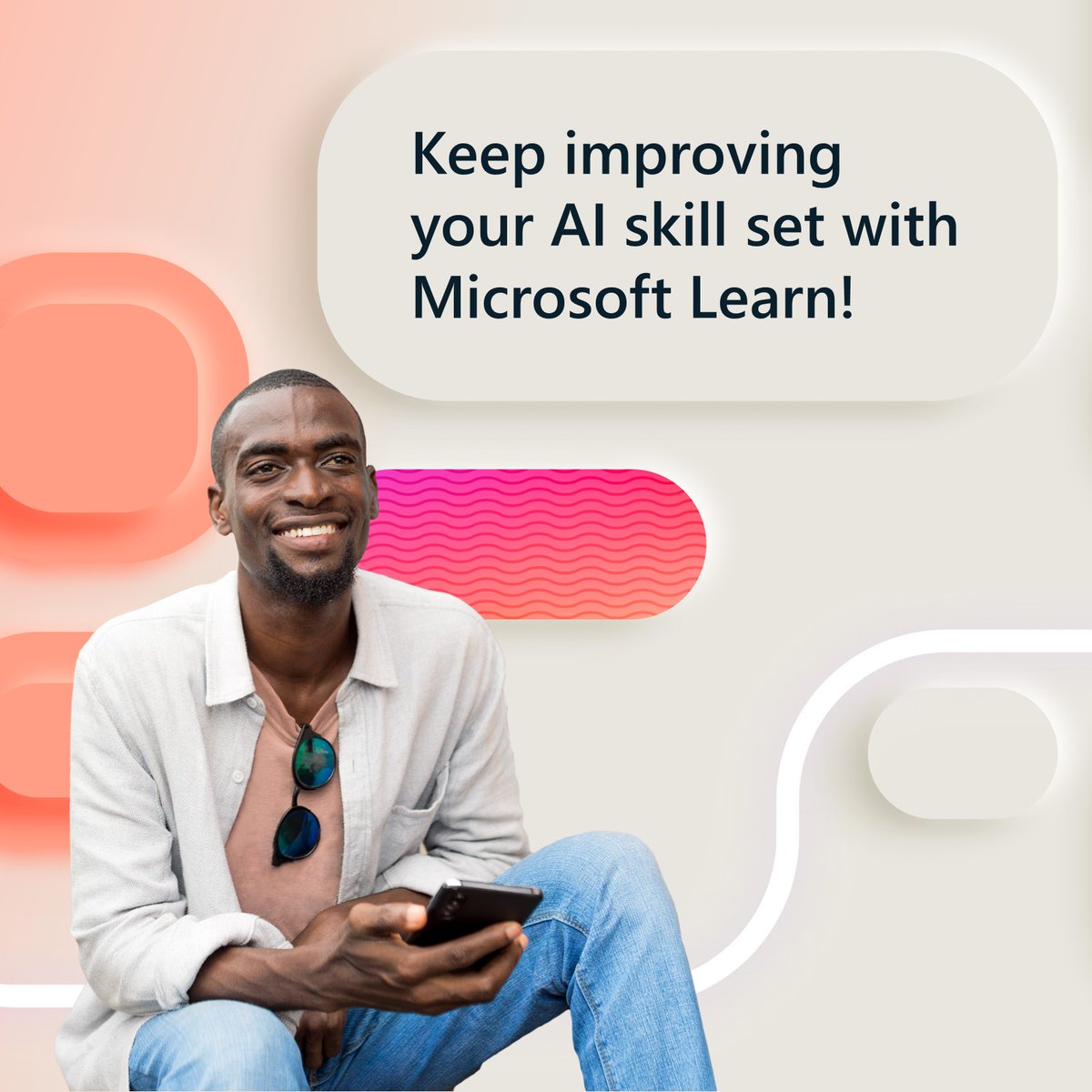 With all the buzz surrounding #AI at #MSBuild last week, it's the perfect time to enhance your AI skills. 😏 

The AI collection on Microsoft Learn has what you need to get started: msft.it/6012gespw #LearnMicrosoftAI