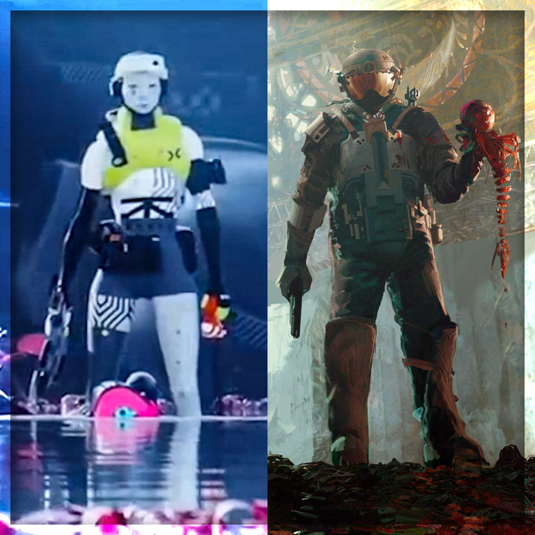 Did Bungie call back to the original Marathon concept art?