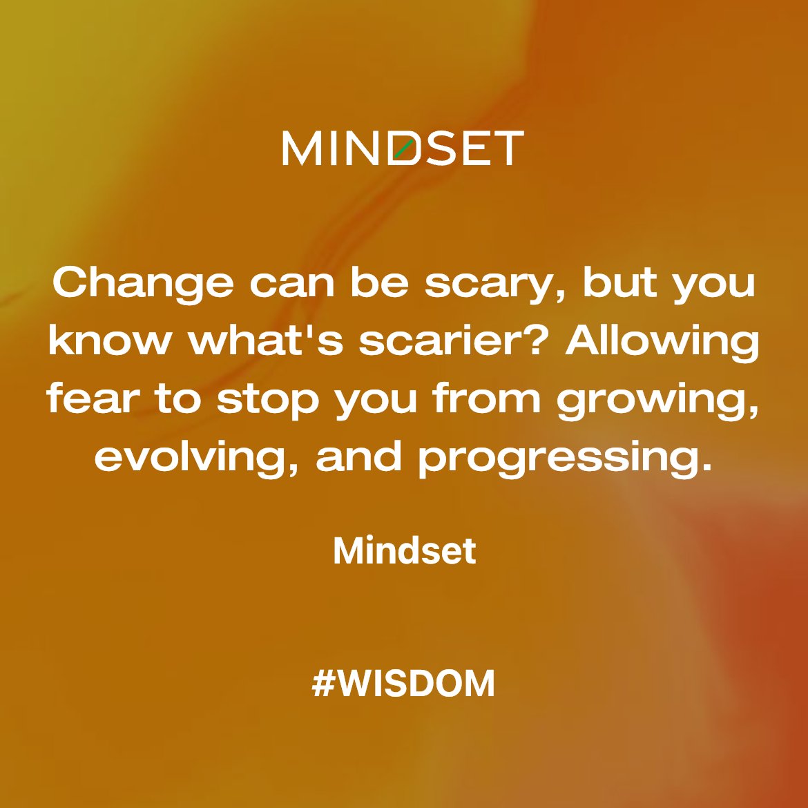 mindset_dive's tweet photo. Today’s Daily Quote: “Change can be scary, but you know what's scarier? Allowing fear to stop you from growing, evolving, and progressing.” 💥

- Mindset https://t.co/762MPUxUre