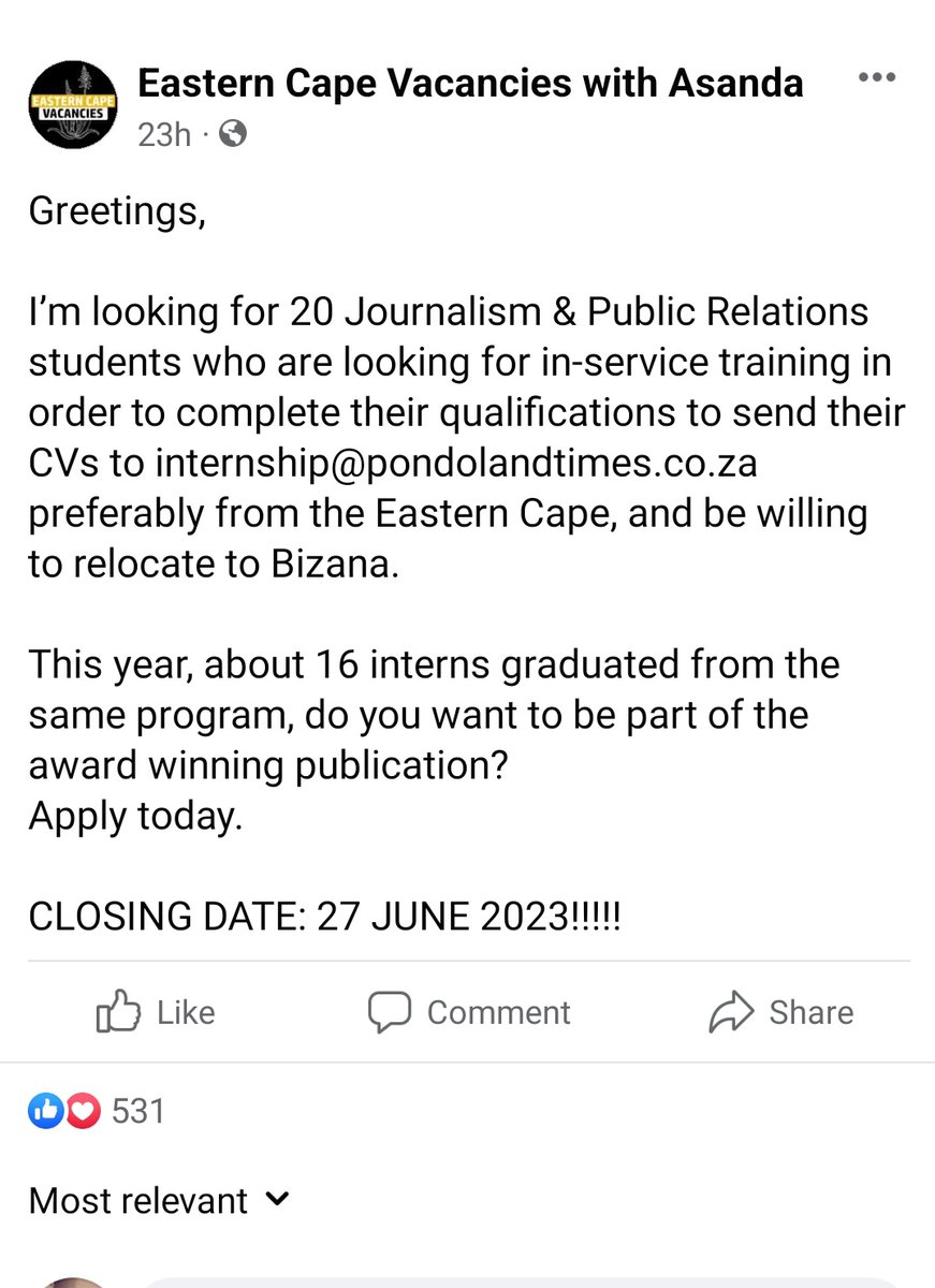 #JobSeekersSA #JobSeekersZA #HireAGraduate