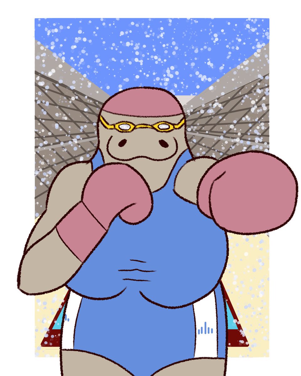 Marylin from Animal Boxing! 

You can support me on my Patreon, to have early access to pics uploaded in there patreon.com/rogerredcliffe

#furry #female #manatee #animalboxing #marylin #boxing #digitalmedia