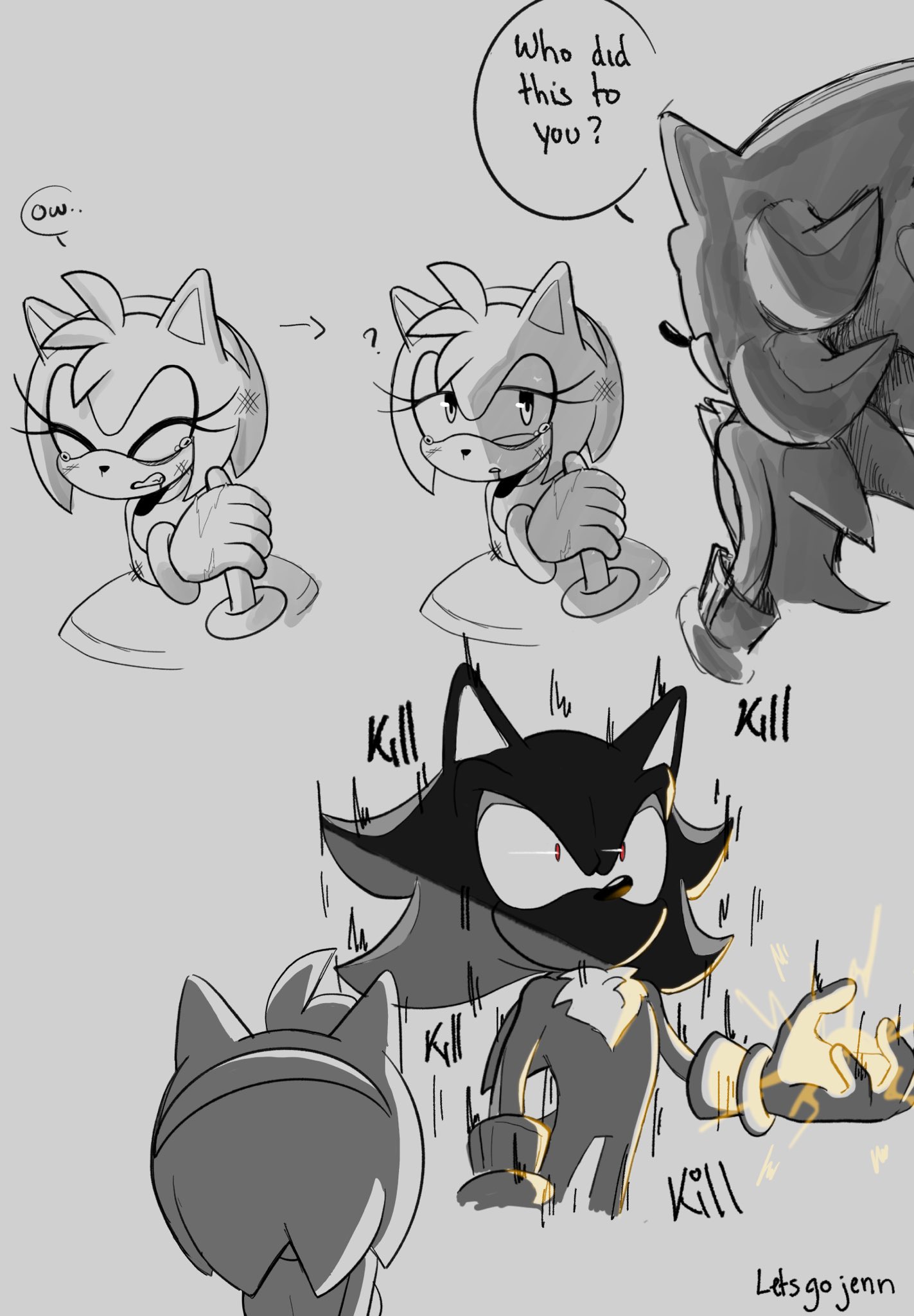 sonic X shadow on Tumblr