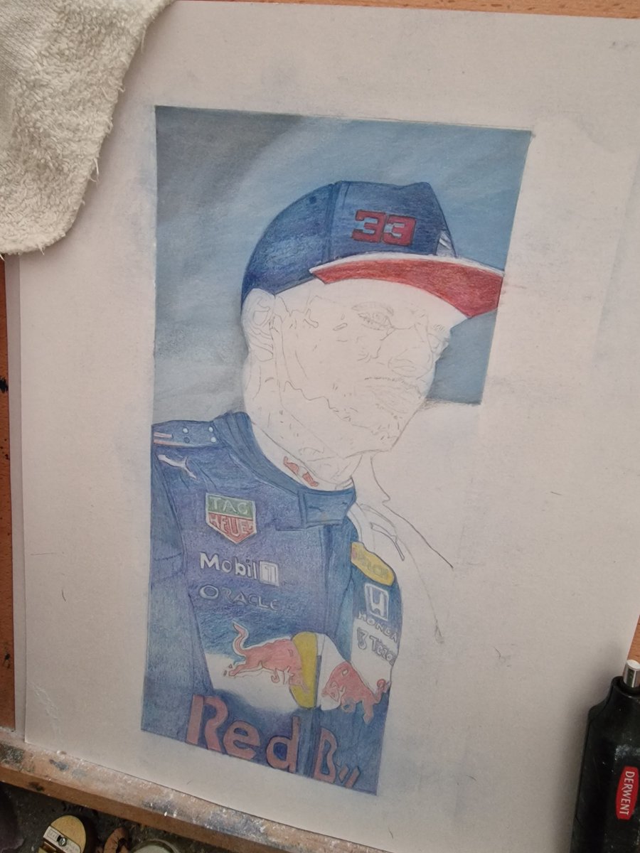 SaraBerry846014's tweet photo. You are coming along nicely Max Verstappen @Max33Verstappen @redbullracing @F1 #Max Verstappen #redbull #f1 #f1art #autism #jackberry #artofachild #colouredpencils #gelpens 

Jack and I have been working on this.  We are sending this to a fan in America 🇺🇸 👏 https://t.co/xvTzBn9hIm