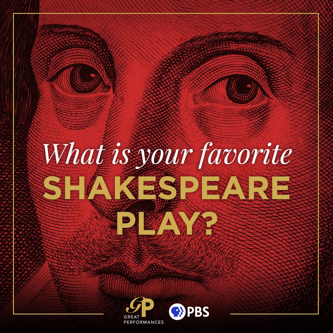 What is your favorite Shakespeare play?

Stream 'Richard III' here: to.pbs.org/3MyTChN #GreatPerformancesPBS