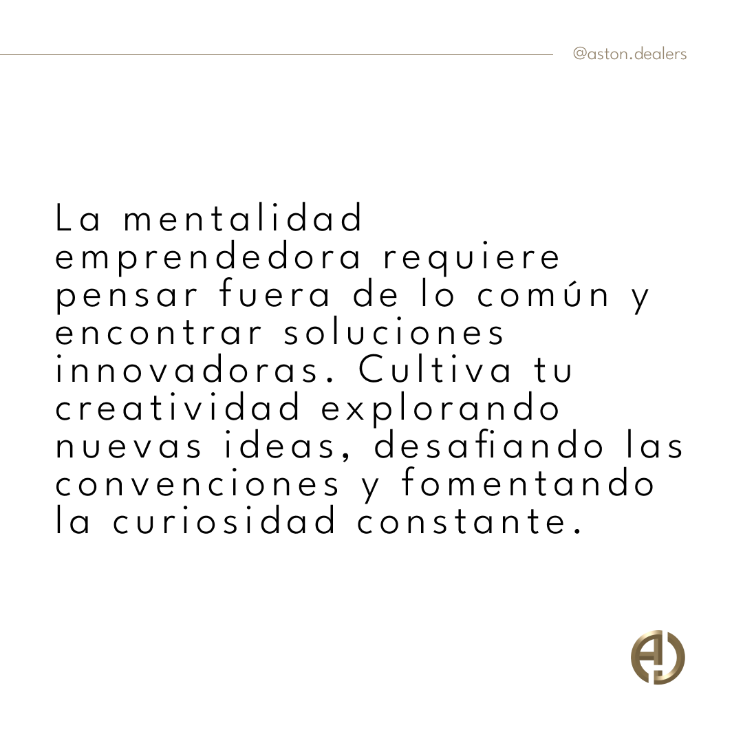 AstonDealers's tweet photo. ¿Alguna vez has pensado en emprender tu propio negocio? Desarrollar una mentalidad emprendedora es clave para convertir tus ideas en realidad y alcanzar el éxito en el mundo empresarial. https://t.co/UB2upwHDU1
