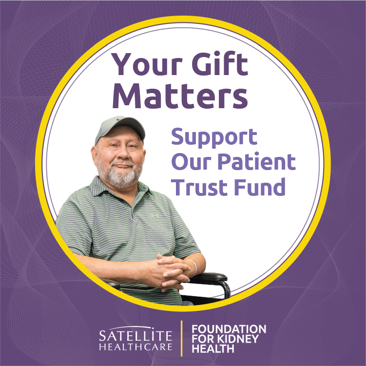 satellitehealth's tweet photo. The Satellite Healthcare Patient Trust Fund supports patients unable to pay for transportation, utility bills, groceries &amp; medication not covered by insurance. 

Donate today! https://t.co/SQpe2fhN3j 

#SHFoundation #Satellitehealthcare #doante #patienttrustfund #CKD https://t.co/efnqGdgvBH