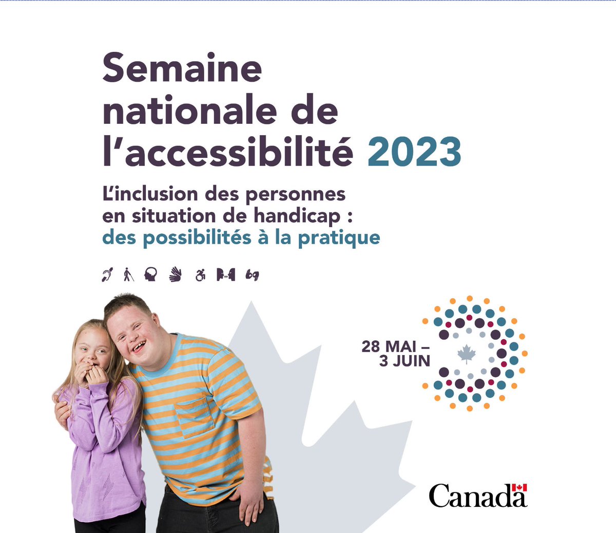 C’est la Semaine nationale de l’accessibilité, le moment idéal pour mettre en lumière l’accessibilité et l’inclusion au Canada. Participez à la conversation et demandez-vous comment vous pouvez être un allié des personnes en situation de handicap.
canada.ca/fr/emploi-deve…