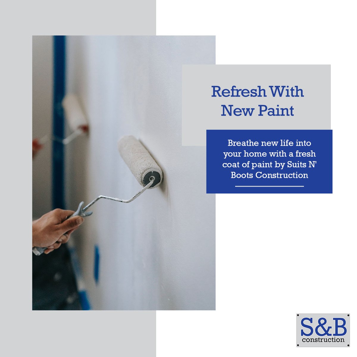 SuitsnBootsCon's tweet image. A fresh coat of paint revitalizes any space - let Suits N&apos; Boots work with you to make your vision come alive! Call us today at 727-298-2277 to learn more! #paintingprojects #construction #suitsnboots #painting #florida #clearwater
