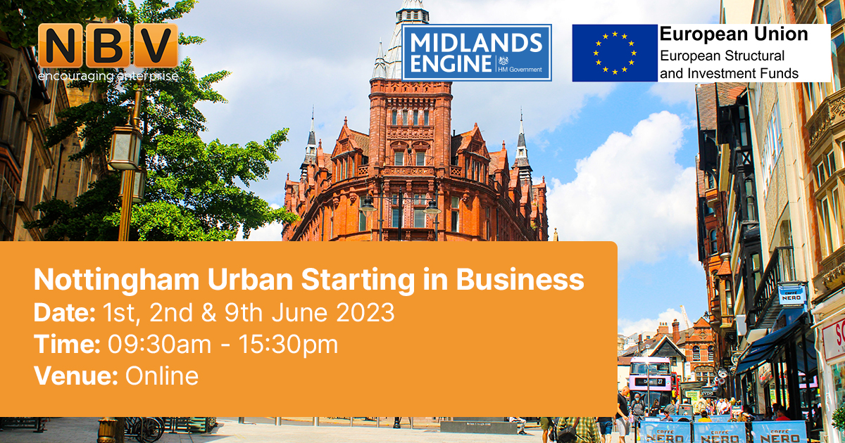 This intensive 3 day workshop, will teach you the nuts &amp; bolts of starting &amp; running a successful business.
Book your free place here: eventbrite.co.uk/e/nottingham-u…

#startingbusiness #businessupport #businessgrowth #newbusiness #nottingham