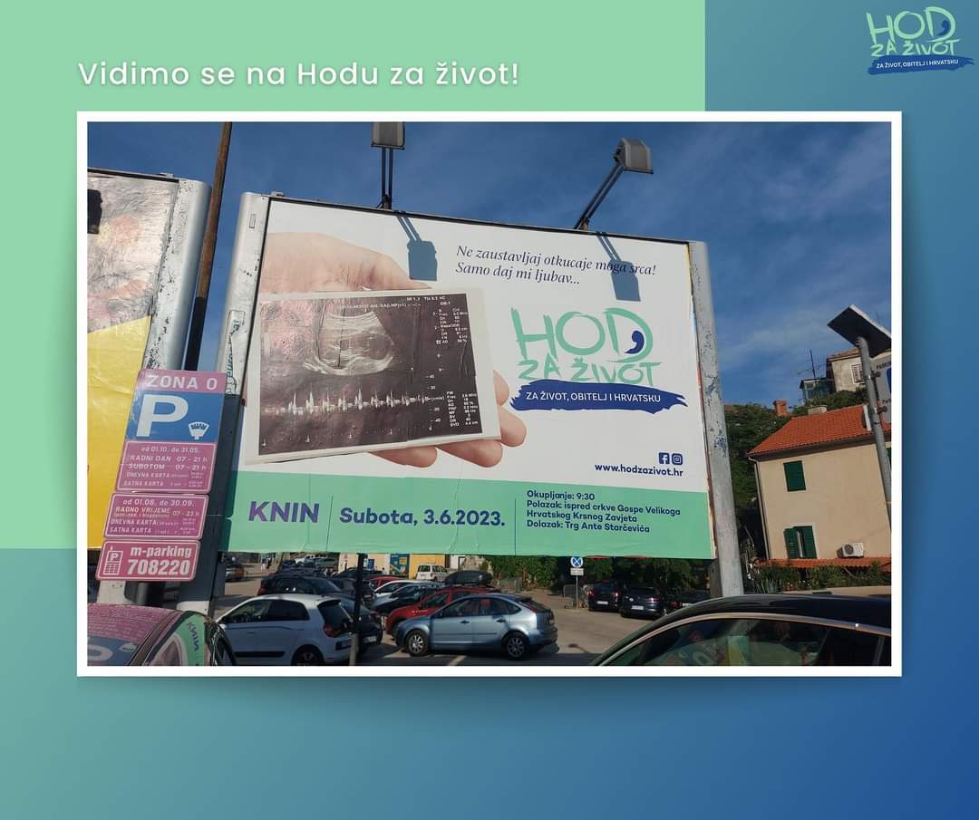 HodzaZivot's tweet photo. Hod za život, obitelj i Hrvatsku ove se subote po prvi puta održava u kraljevskom gradu #Kninu! Bit će super, dođi i ti! https://t.co/nNIENSx1Yd