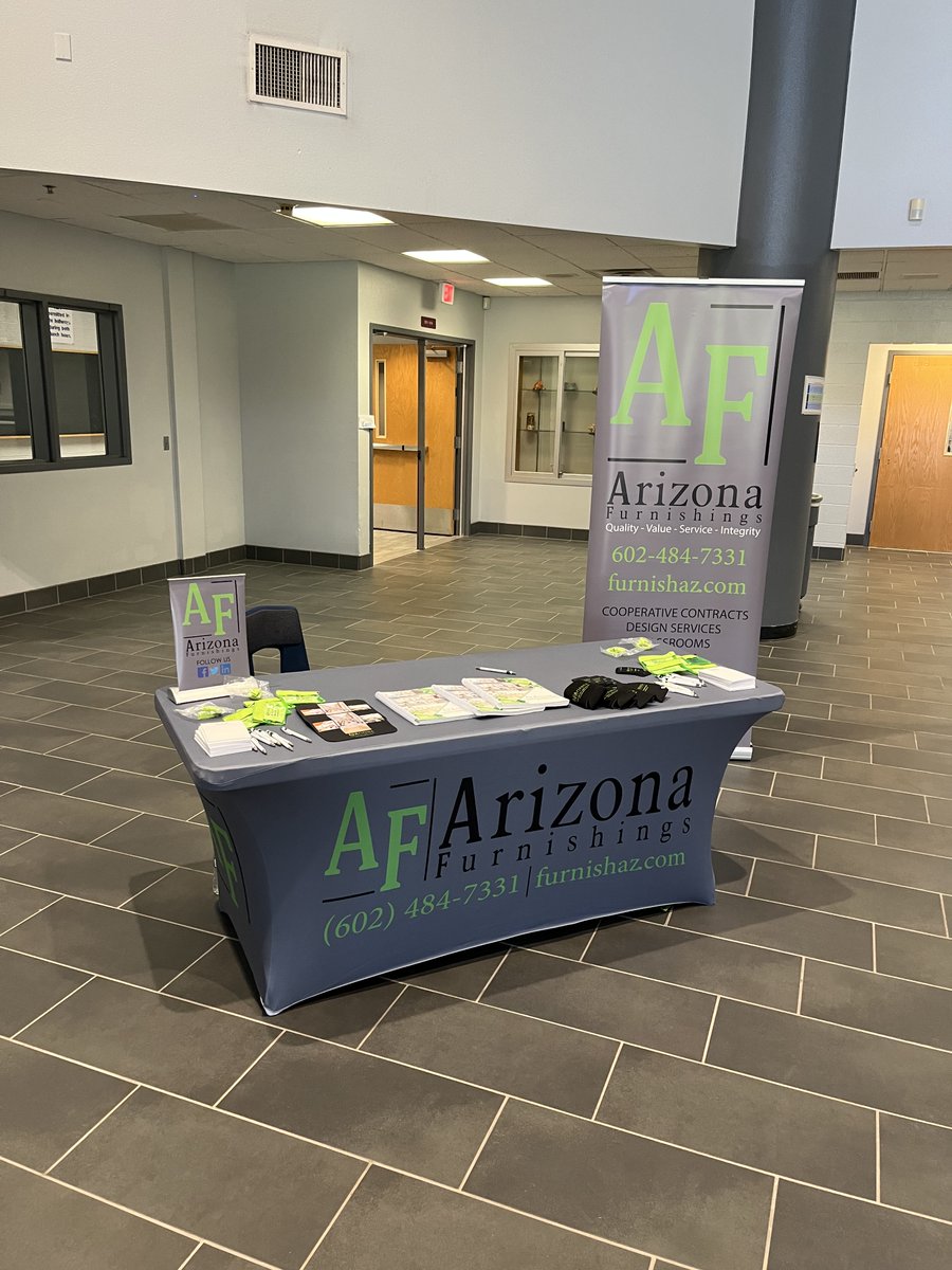 Stop by our booth at the Gilbert SETI Conference at Mesquite HS today and tomorrow. #arizonafurnishings #gilbertseti