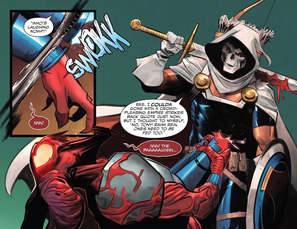 I love taskmaster even more now Him being a Sam Rami fan is peak