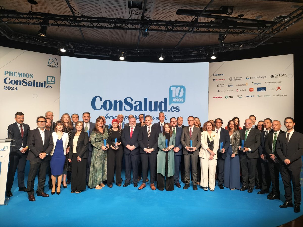 ConSalud_es's tweet photo. ¡Hasta aquí los #ConSalud10A! Ya calentamos motores para una nueva edición. 

¡Muchas gracias a todos los que nos habéis acompañado esta tarde y habéis seguido el minuto a minuto de esta cita con la #sanidad! ¡A por otros 10 más! https://t.co/0aGsmUbRrc