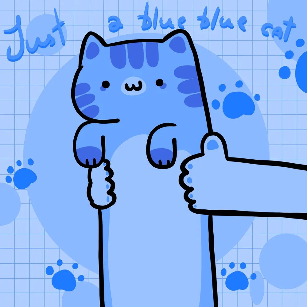umm hello hi i'm just a blue blue cat really normal normal 

opensea.io/assets/ethereu…