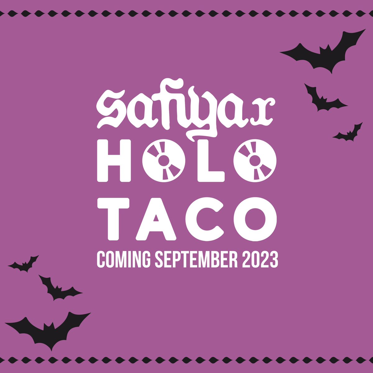 holotaco's tweet photo. Holo friends, welcome to our collab announcement! We’re thrilled to share🦇Holo Taco x Safiya Nygaard 🦇 is coming this September!🤭💅 We’re big fans of Safiya’s videos &amp; style adventures, &amp; we can’t wait to show you what she’s been brewing up for her own Holo Taco collection💅 https://t.co/Vg9BL59BZe