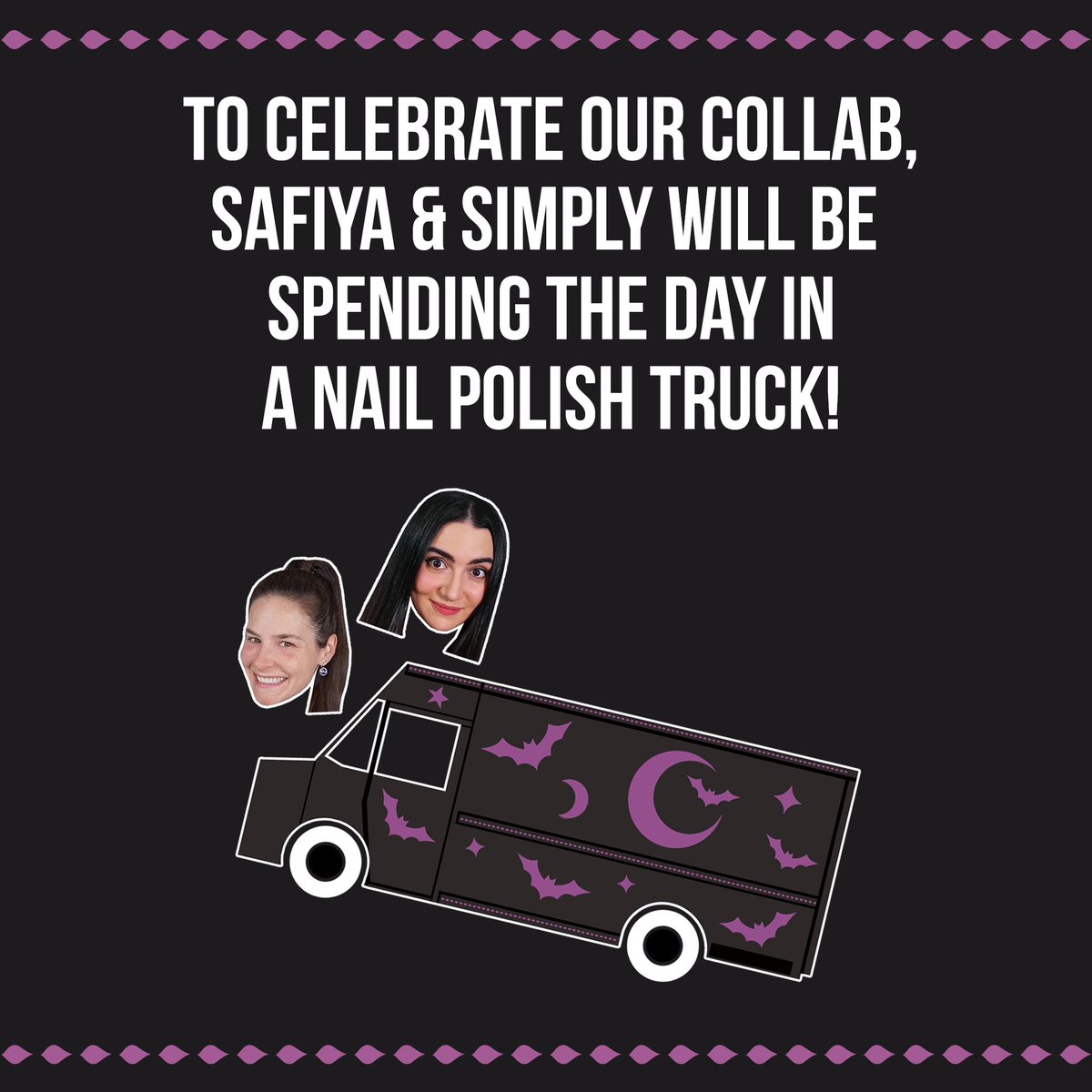 holotaco's tweet photo. Holo friends, welcome to our collab announcement! We’re thrilled to share🦇Holo Taco x Safiya Nygaard 🦇 is coming this September!🤭💅 We’re big fans of Safiya’s videos &amp; style adventures, &amp; we can’t wait to show you what she’s been brewing up for her own Holo Taco collection💅 https://t.co/Vg9BL59BZe