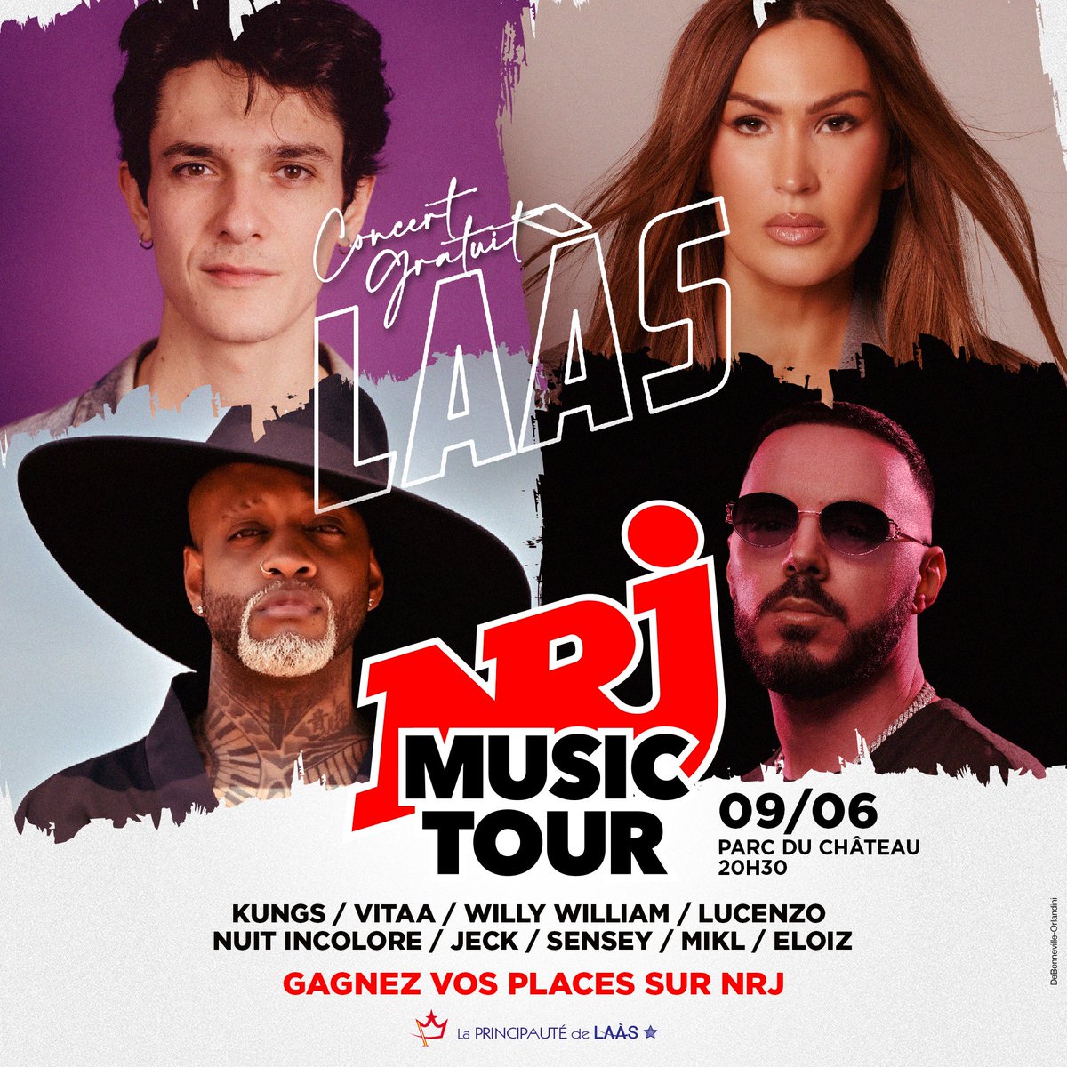 LAAS ! On arrive ! 🔥
On se voit le 09 juin dans le Parc du Château avec vos stars #NRJ préférées !
Gagnez vos places ici ➡️urlz.fr/m5v7