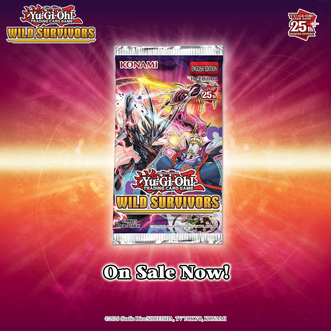 Yugioh-card.com/eu Wild Survivors Yu-Gi-Oh! Wild Survivors Booster Display  Box - English Edition TCG Cards (60 Cards) Yugioh-card.com/eu/de/ Wild  Survivors