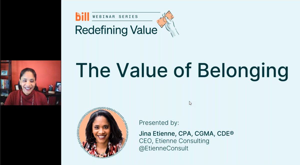 A Big THANK YOU to Jina <a href="/EtienneConsult/">EtienneConsulting</a>.  Your presentation on The Value of Belonging was very thorough.  Your analogies on how to incorporate the key ideas made it easier for us to use in our day to day lives when communicating with others. #WorkplaceWellness #LeadByExample