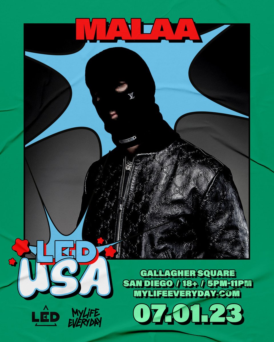 LEDpresents's tweet photo. We welcome @Malaamusic to #LEDUSA 🇺🇸
Tickets: https://t.co/KPsGzqvfAj https://t.co/fCANK2ppcr