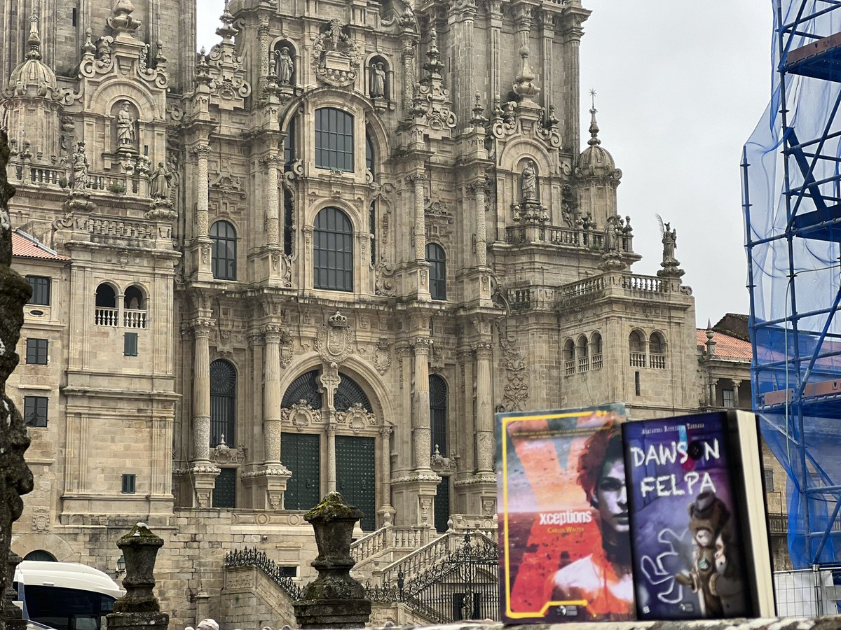 ElTontoLaPelota's tweet photo. Ahora que tengo un poco de tiempo ps voy a hablar de 2 libros que le han acompañado en mi periplo por tierras gallegas.
Uno es #Xceptions de @Carlos__Walter y el otro, #DawsonFelpa de @Shonen_TheGreat https://t.co/xyN6647KjE