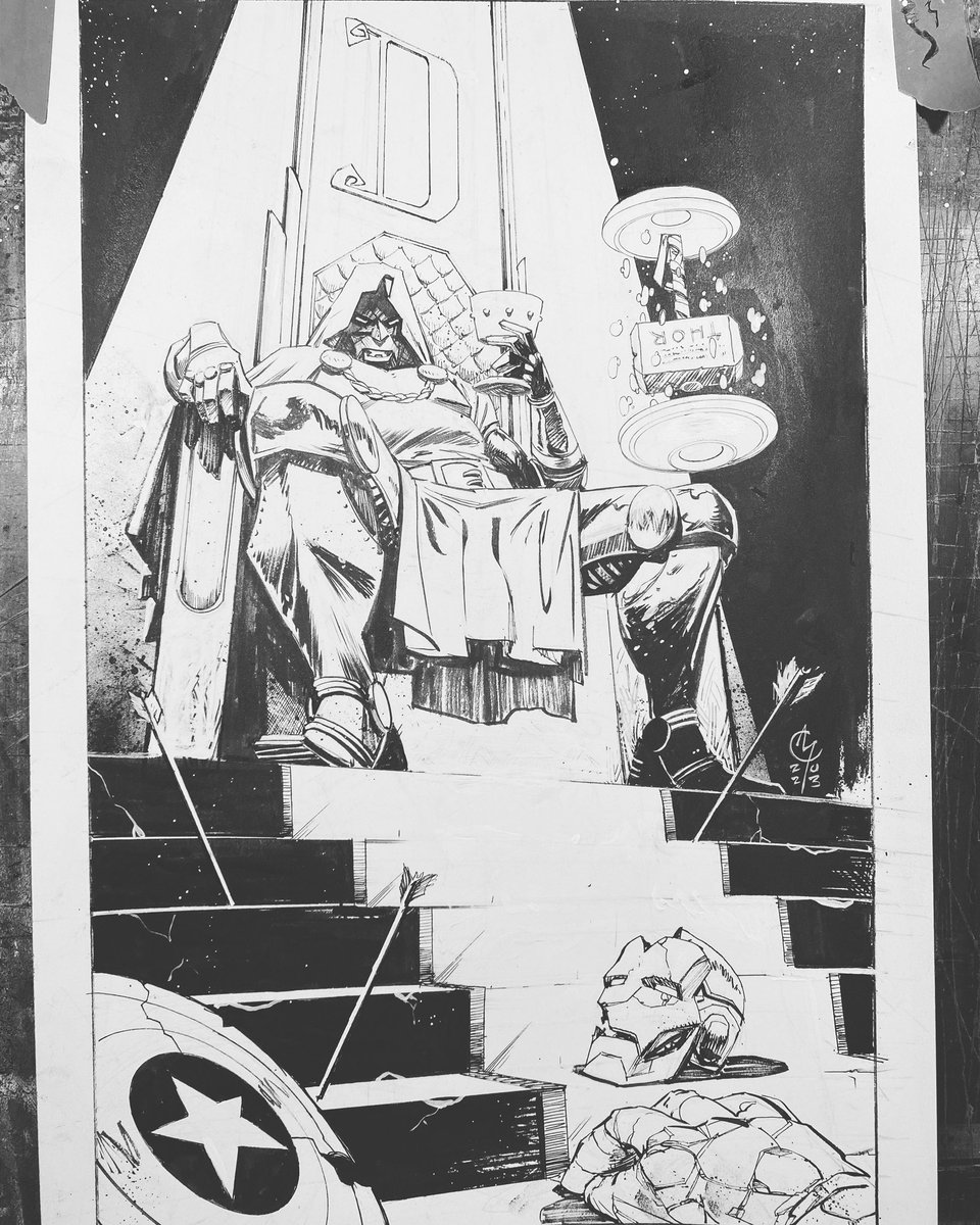 CMcCormack414's tweet photo. New Doctor Doom commission! https://t.co/0ssIwFvm1r
