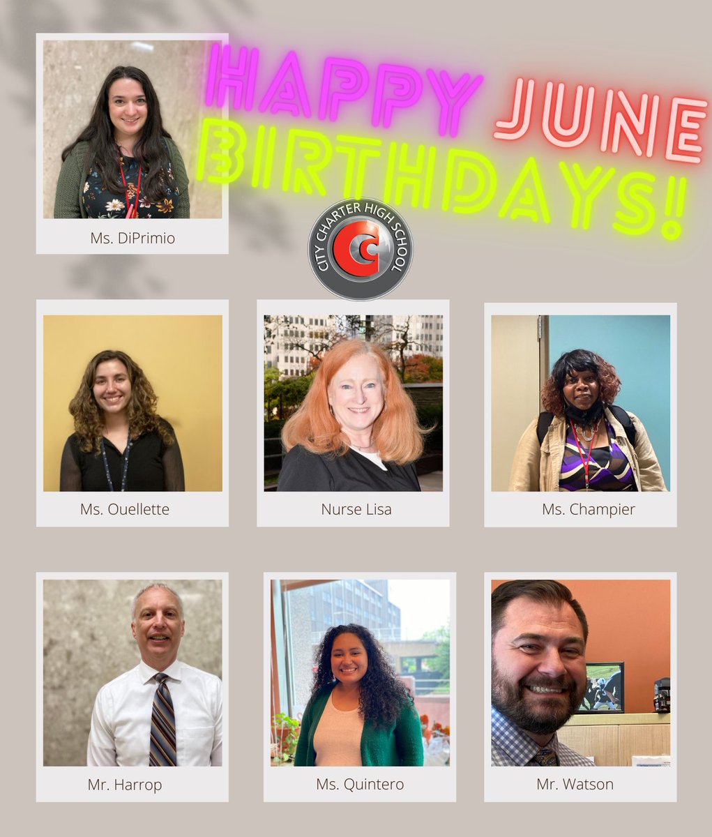 🎉🎂 June Birthdays 🎂🎉

Here's to all our amazing faculty and staff celebrating their birthdays this month! 🎉🎈 Join us in sending them lots of love and well wishes!  #JuneBirthdays #FacultyAppreciation ❤🖤