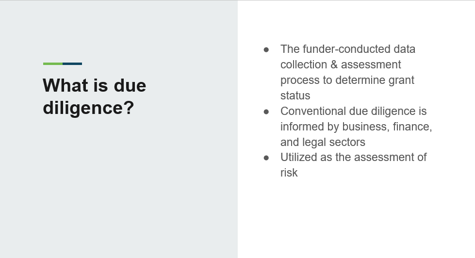 TrustBasedPhil's tweet photo. What exactly is #trustbased due diligence? In a trust-based process we lead with values-alignment. It's a two-way relationship, so we really need to consider how risk can both go ways, not just risk for the funder. #DemystifyingTBP https://t.co/v45u9bcJub