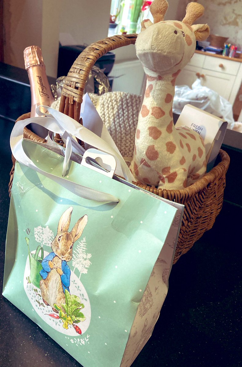 So touched by the lovely gifts for the bump from the clinic coordinators &amp; @JulieResearch

I was nervous to move Trusts whilst pregnant but Ive really enjoyed the last few months, learnt lots &amp; excited about my return.

Thanks <a href="/Leicnut/">Nutrition Doc</a> <a href="/leicdan/">Dan Rogers (On Blue Sky too)</a> <a href="/RamiahRekha/">Rekha Ramiah</a> for all the support.