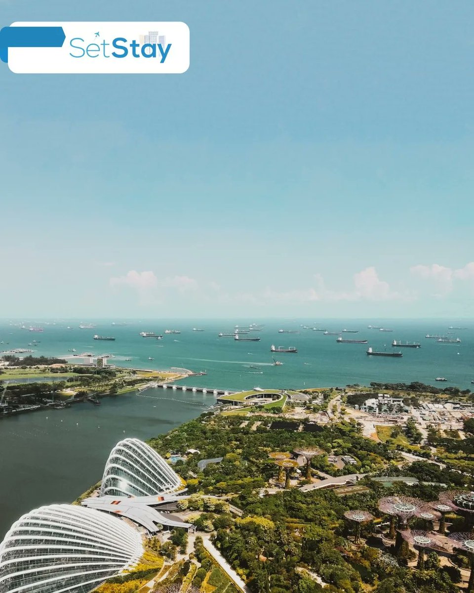 '✨ Exploring the vibrant cityscape of Singapore! 🌆✈️ From iconic landmarks like Marina Bay Sands to the lush gardens of Gardens by the Bay, this city has it all. 

#SingaporeAdventures #TravelSingapore #ExploreTheLionCity #CityscapeWanderlust #GardensByTheBay #MarinaBaySands